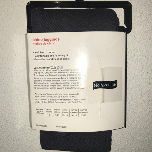 Chino Cobblestone Leggings Small / Dark gray - Picture 4 of 5